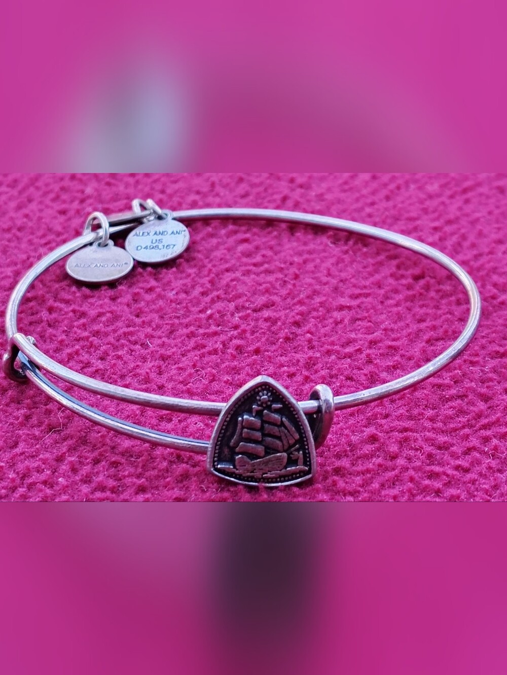 Alex and Ani Steady Vessel Slider Bangle